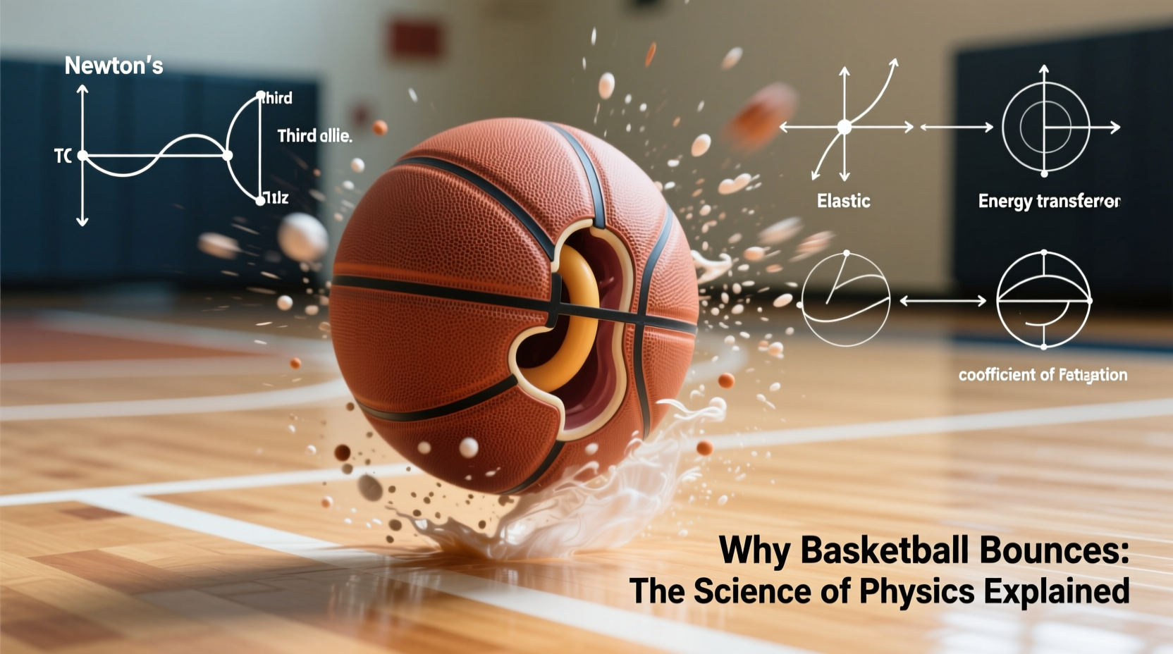 why basketballs bounce the science physics explained