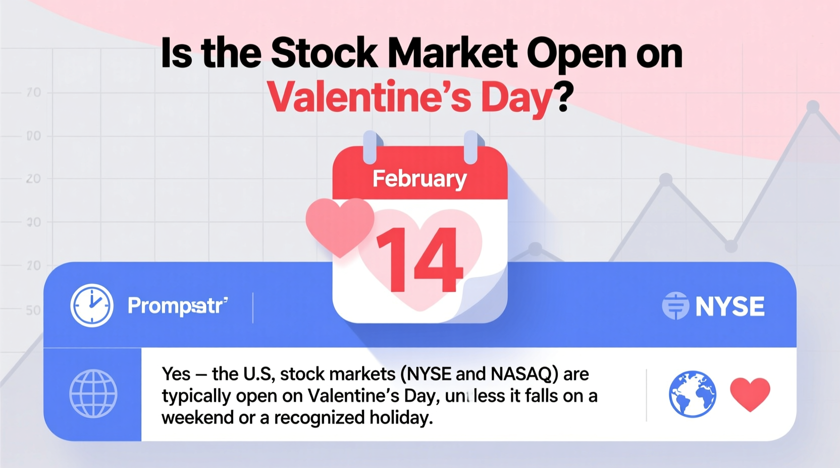 is the stock market open on valentines day