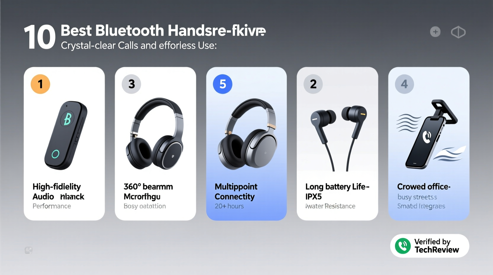 top 10 best bluetooth hands free devices for clear calls ease