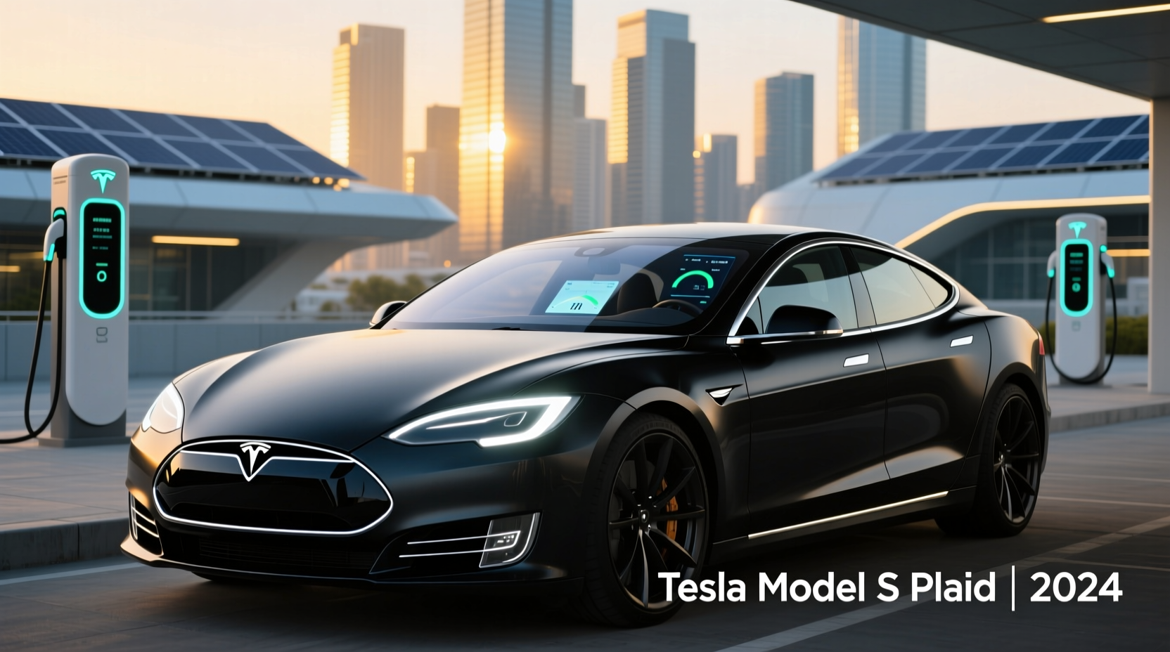 a tesla car