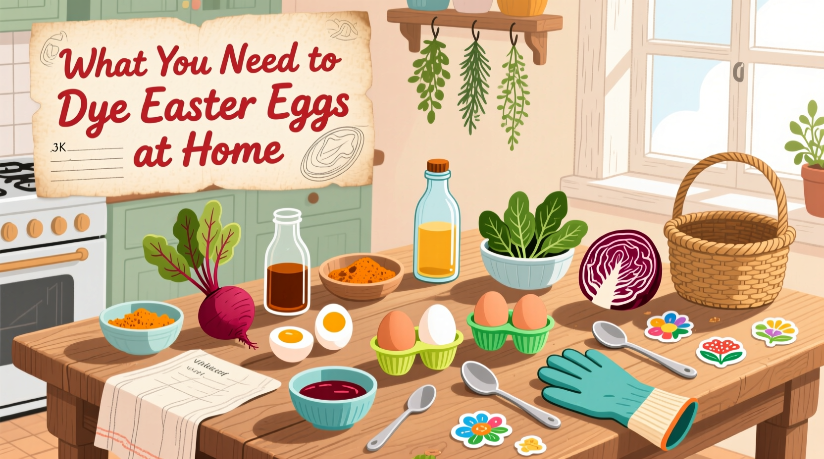 what do i need to dye easter eggs