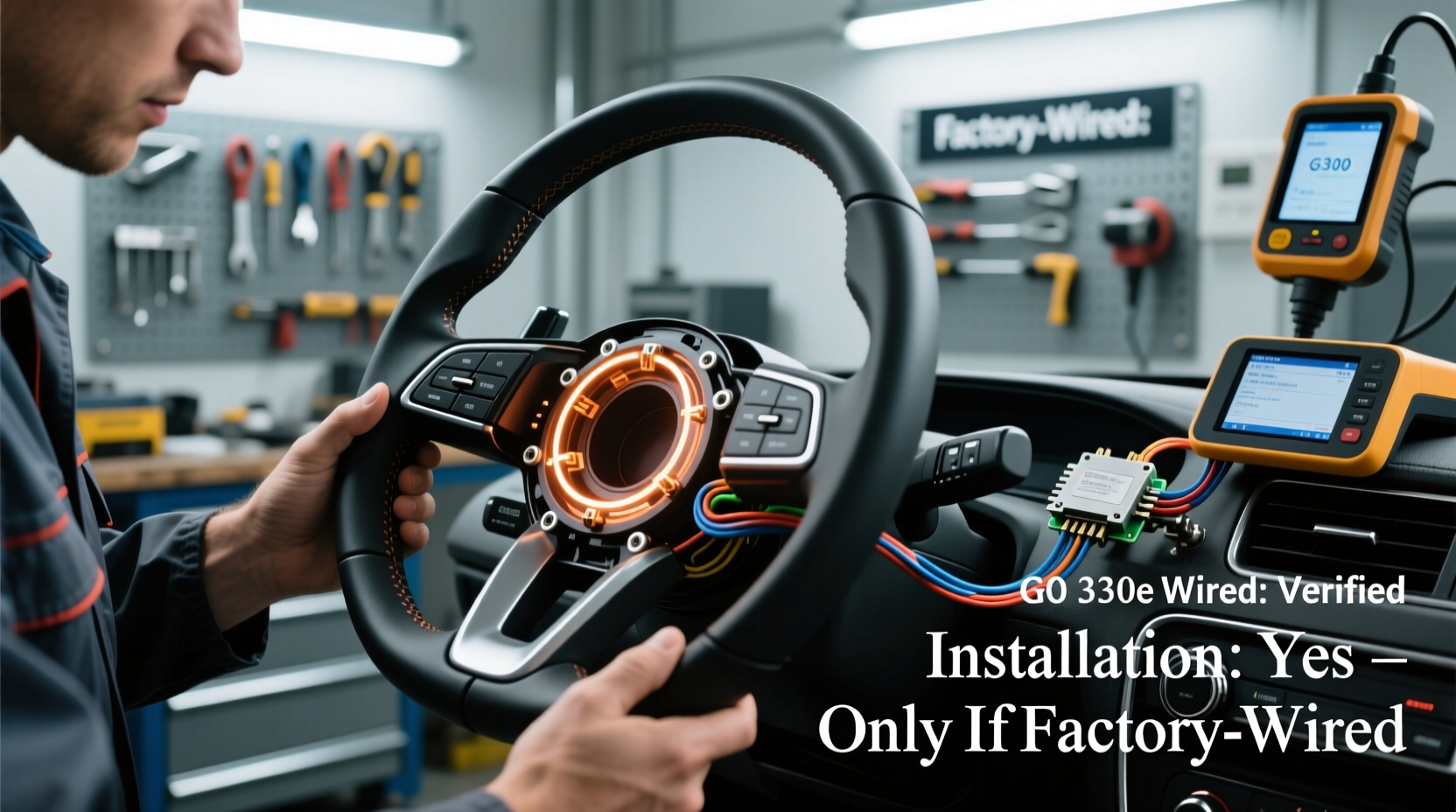 g20 330e heated steering install