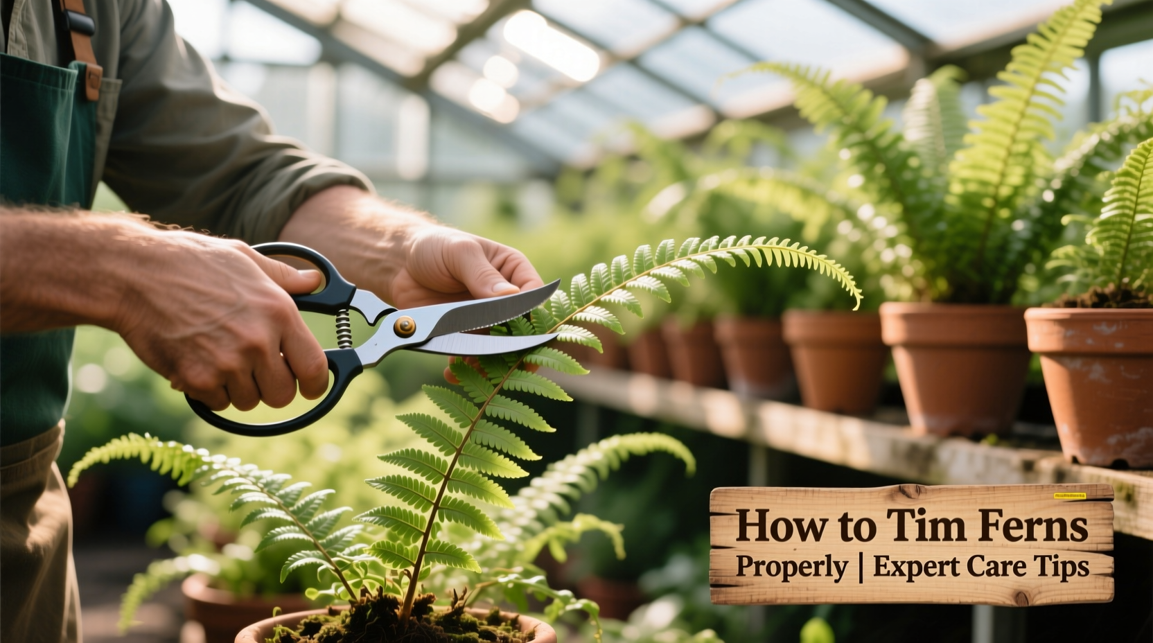 how do you trim ferns