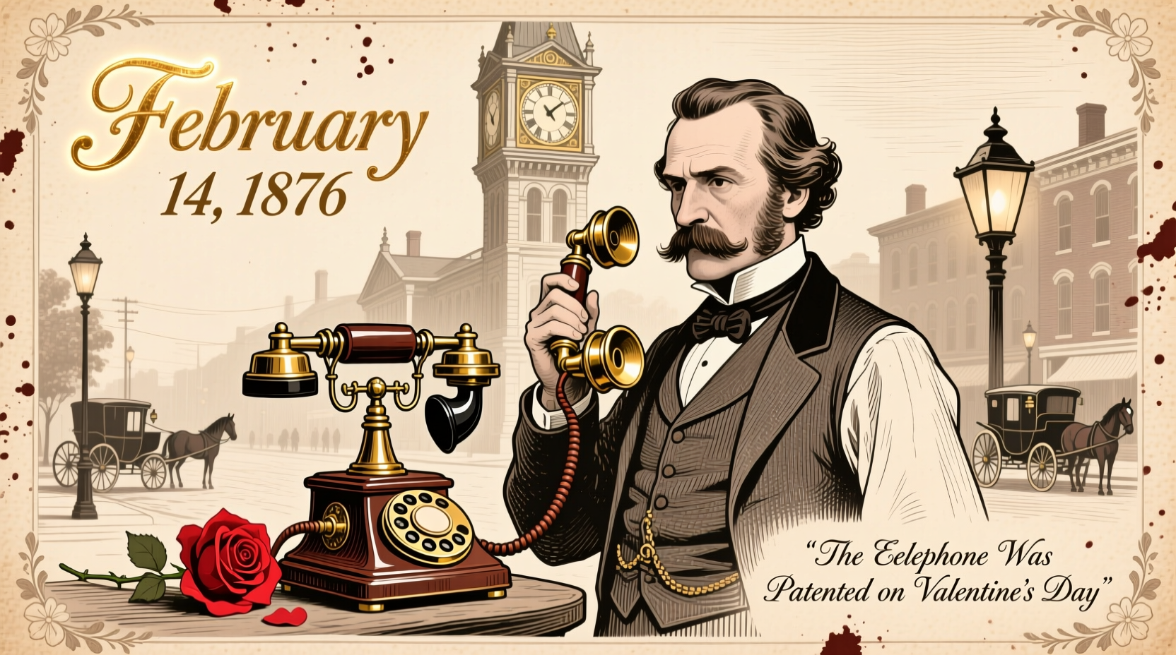 what famous invention was patented on valentines day