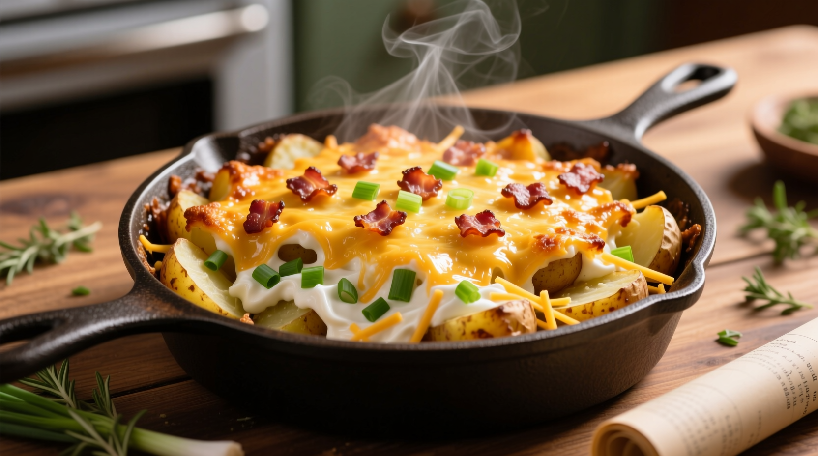 loaded potato casserole