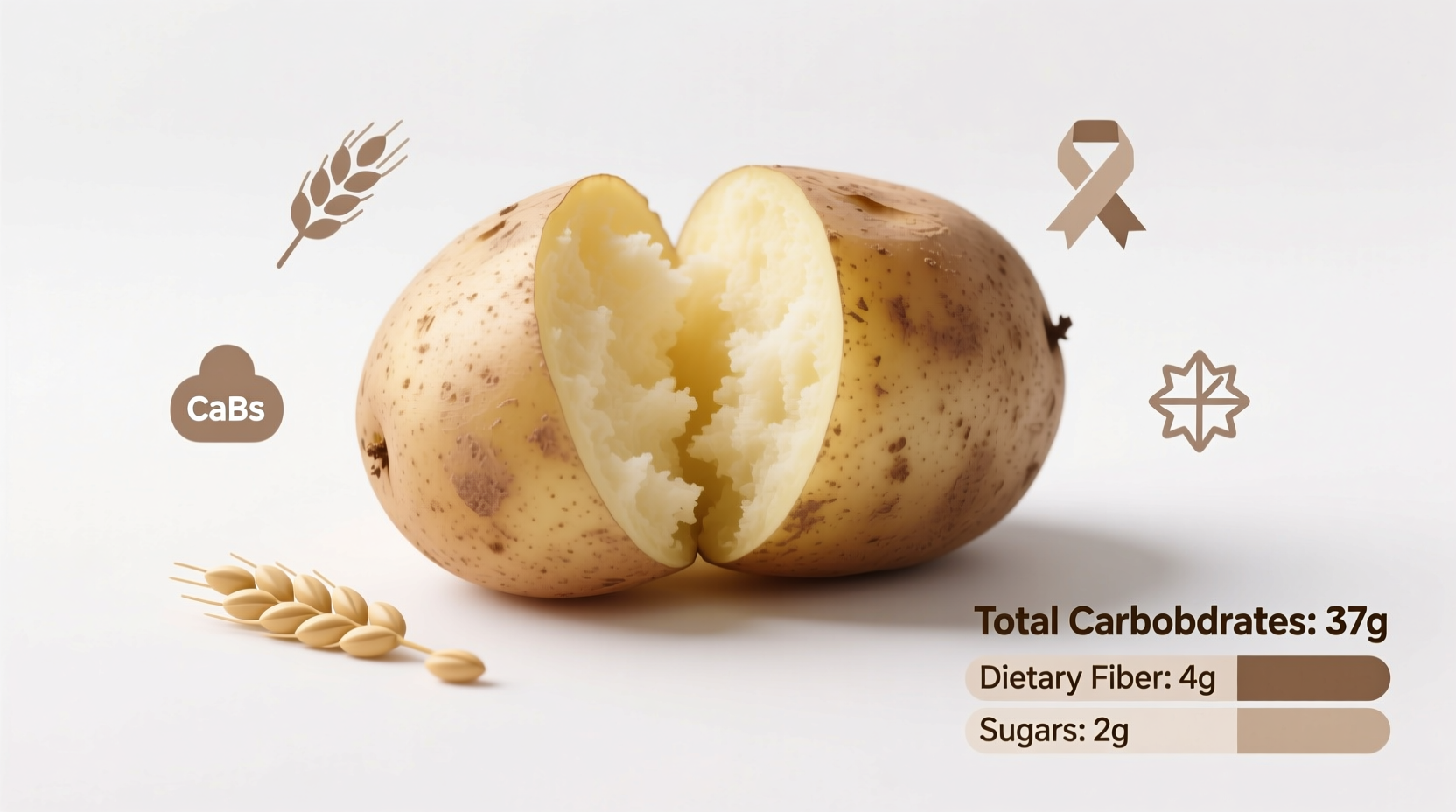 Baked Potato Carbs: Exact Count by Size & Dietary Impact