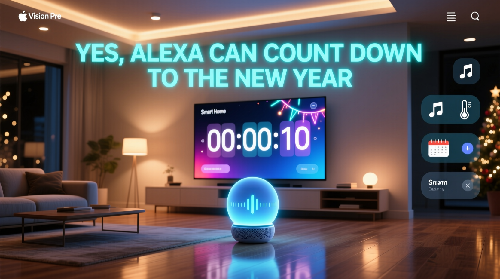 can alexa count in the new year