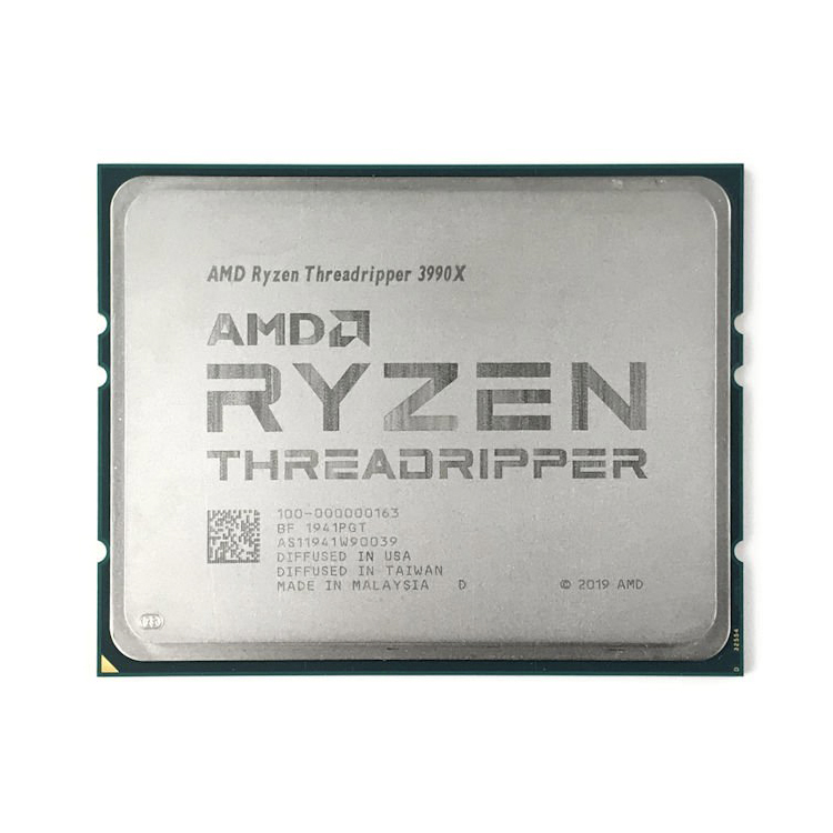 AMD Ryzen Threadripper3990Xは64コアの高性能プロセッサを使用128