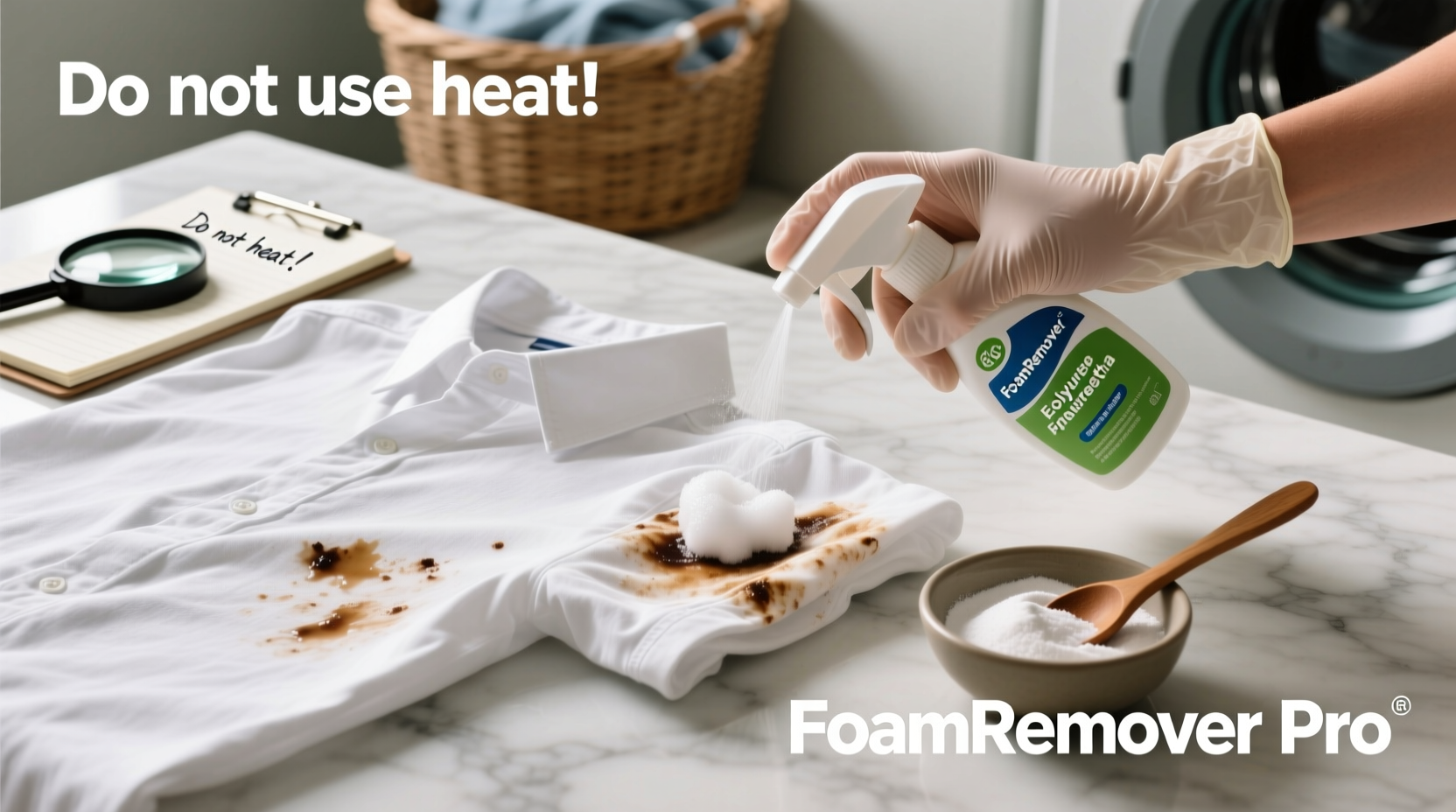 effective methods to remove polyurethane foam stains from clothes without damage