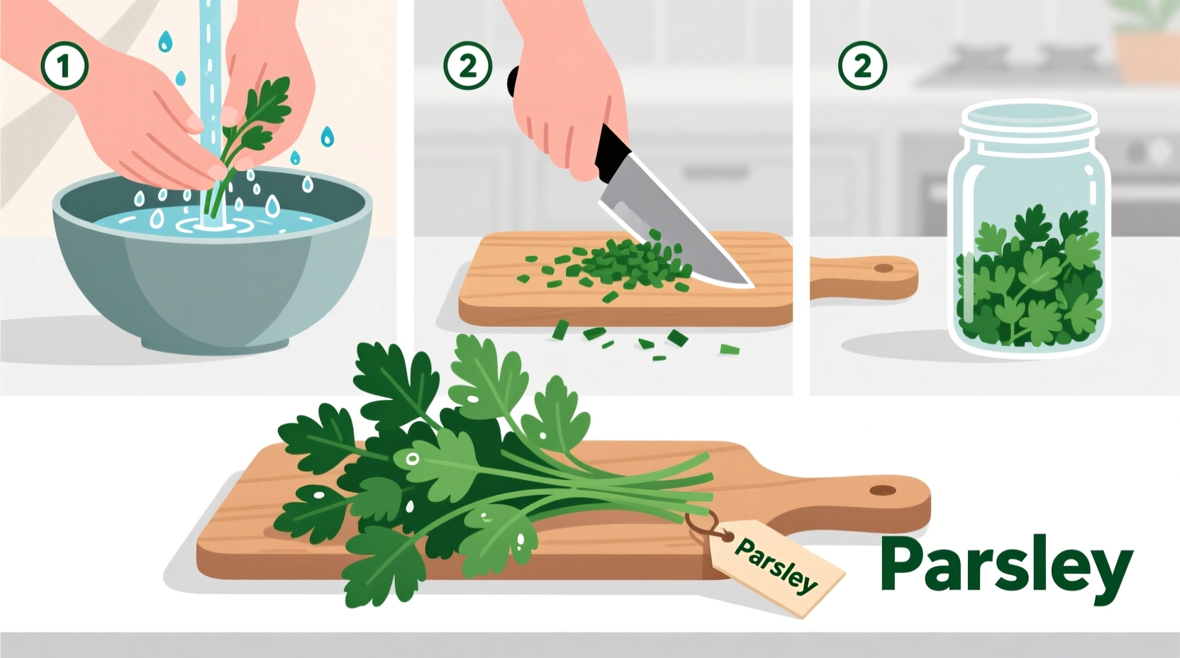 How to Prep Parsley: Wash, Chop & Store Right