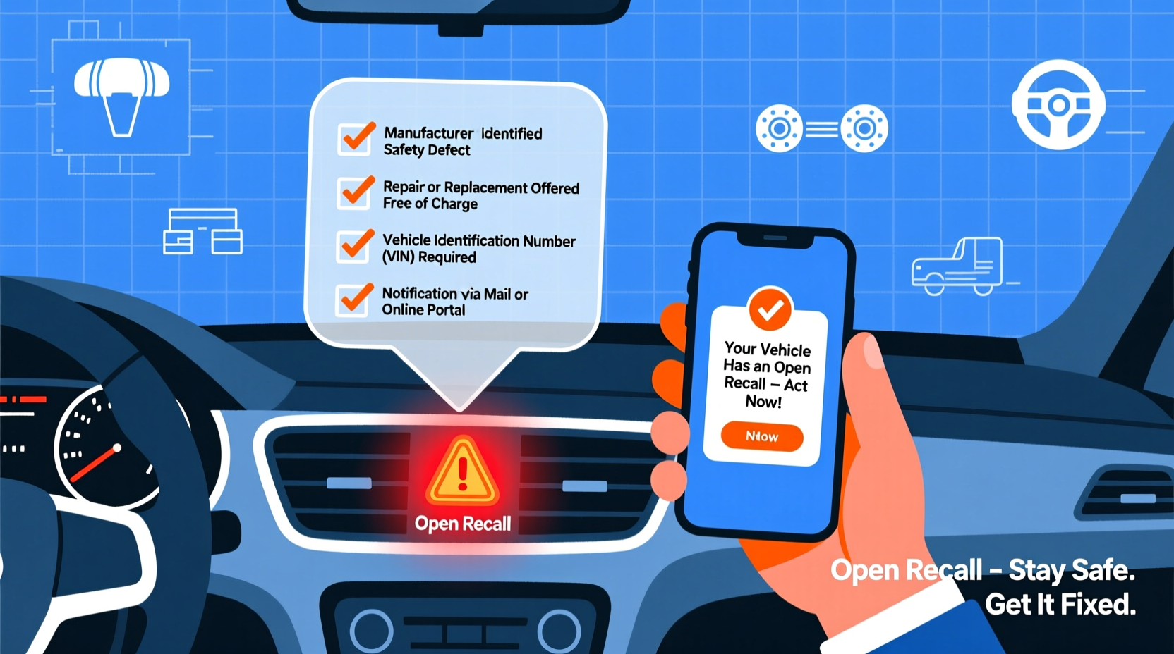 what is a open recall on a car