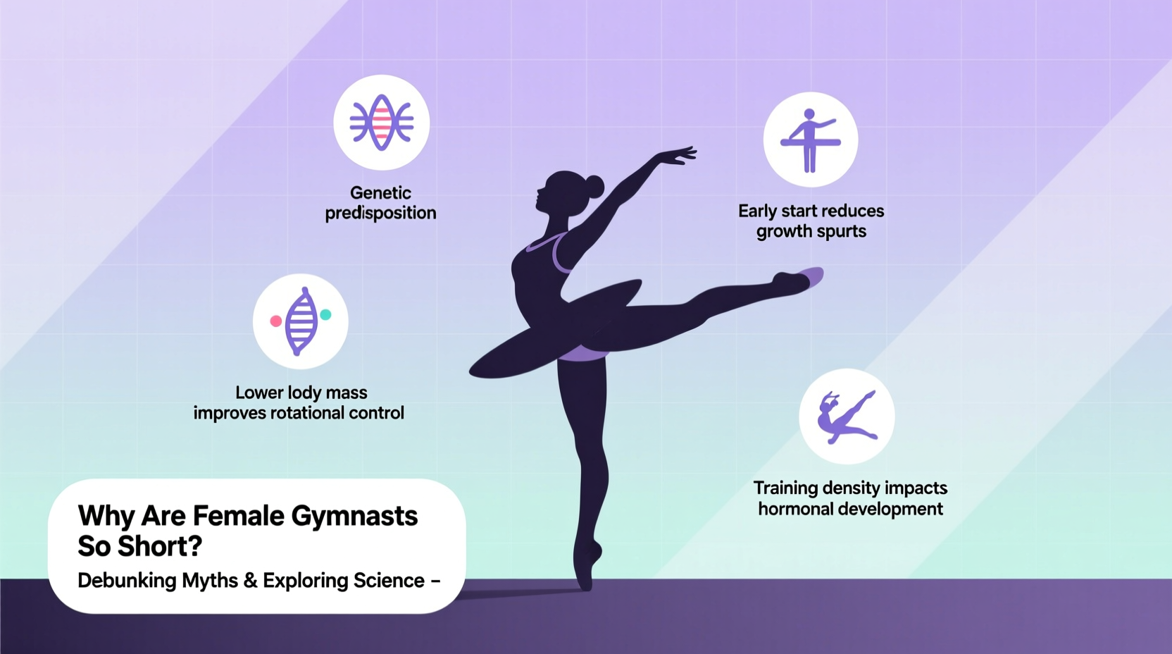 why are female gymnasts so short factors common myths