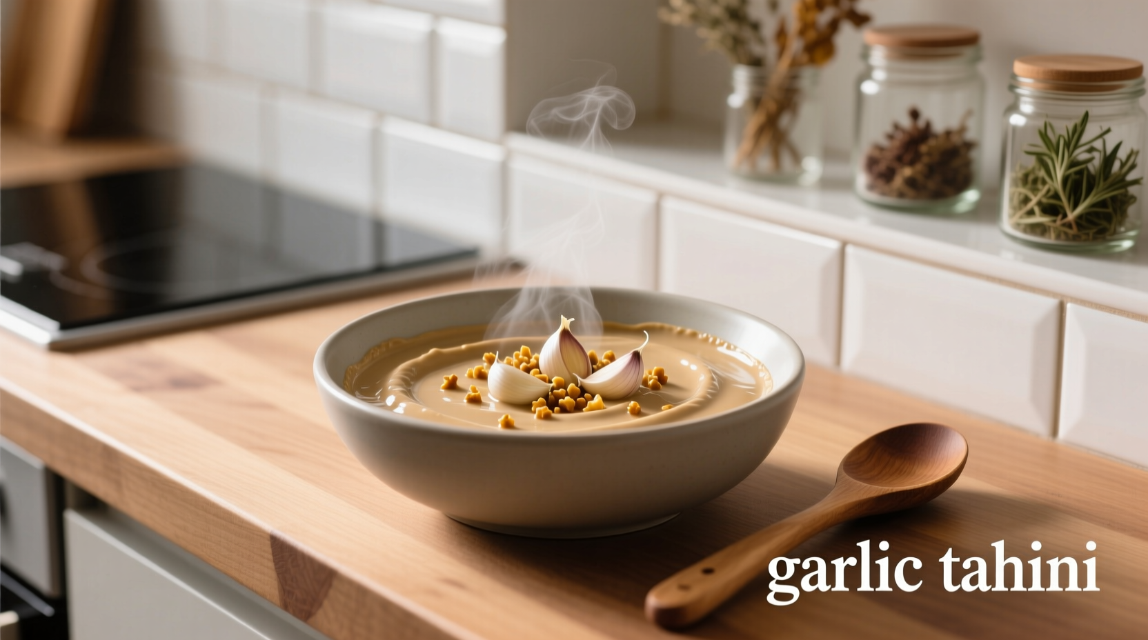 garlic tahini