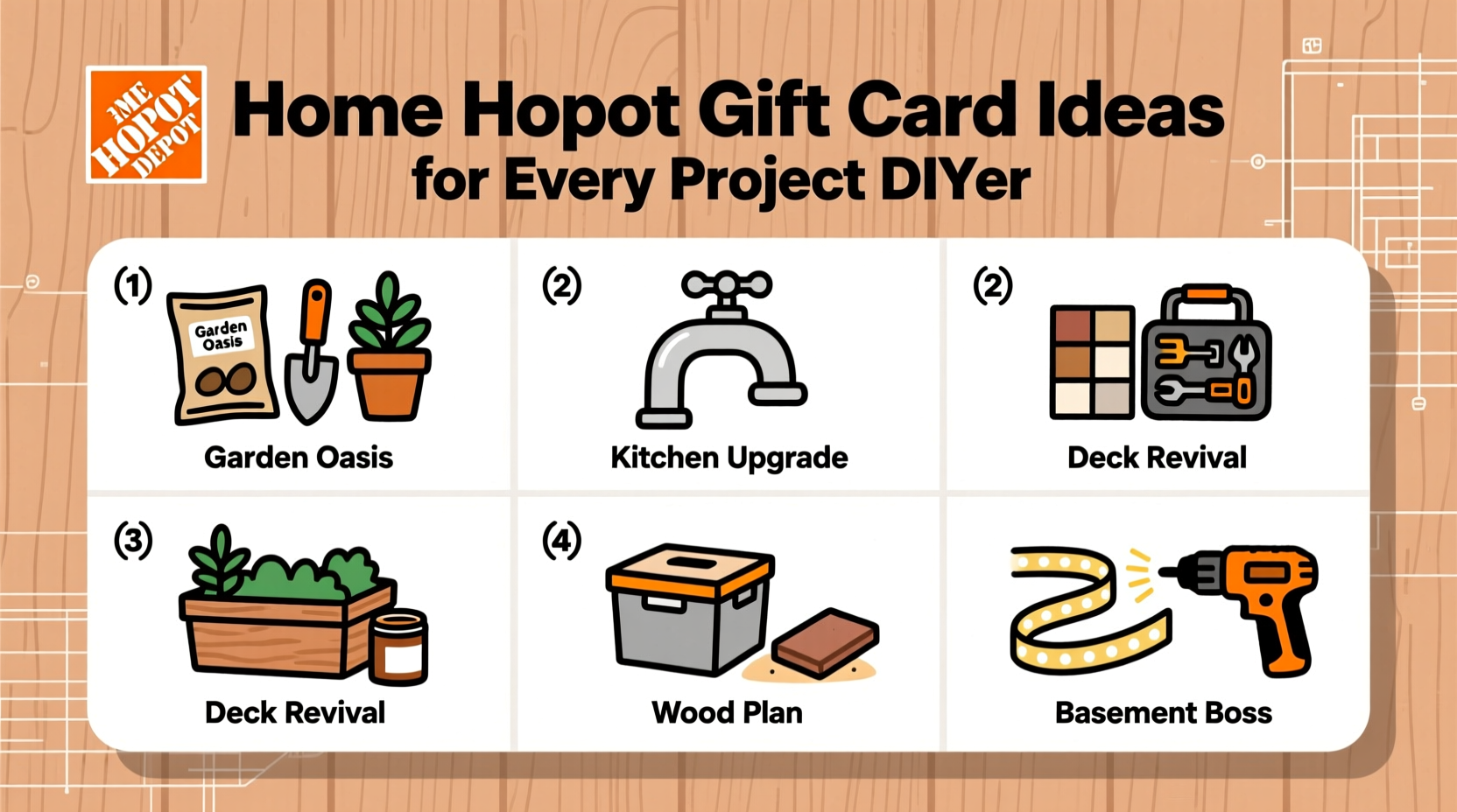 home depot gift card ideas for every project diyer