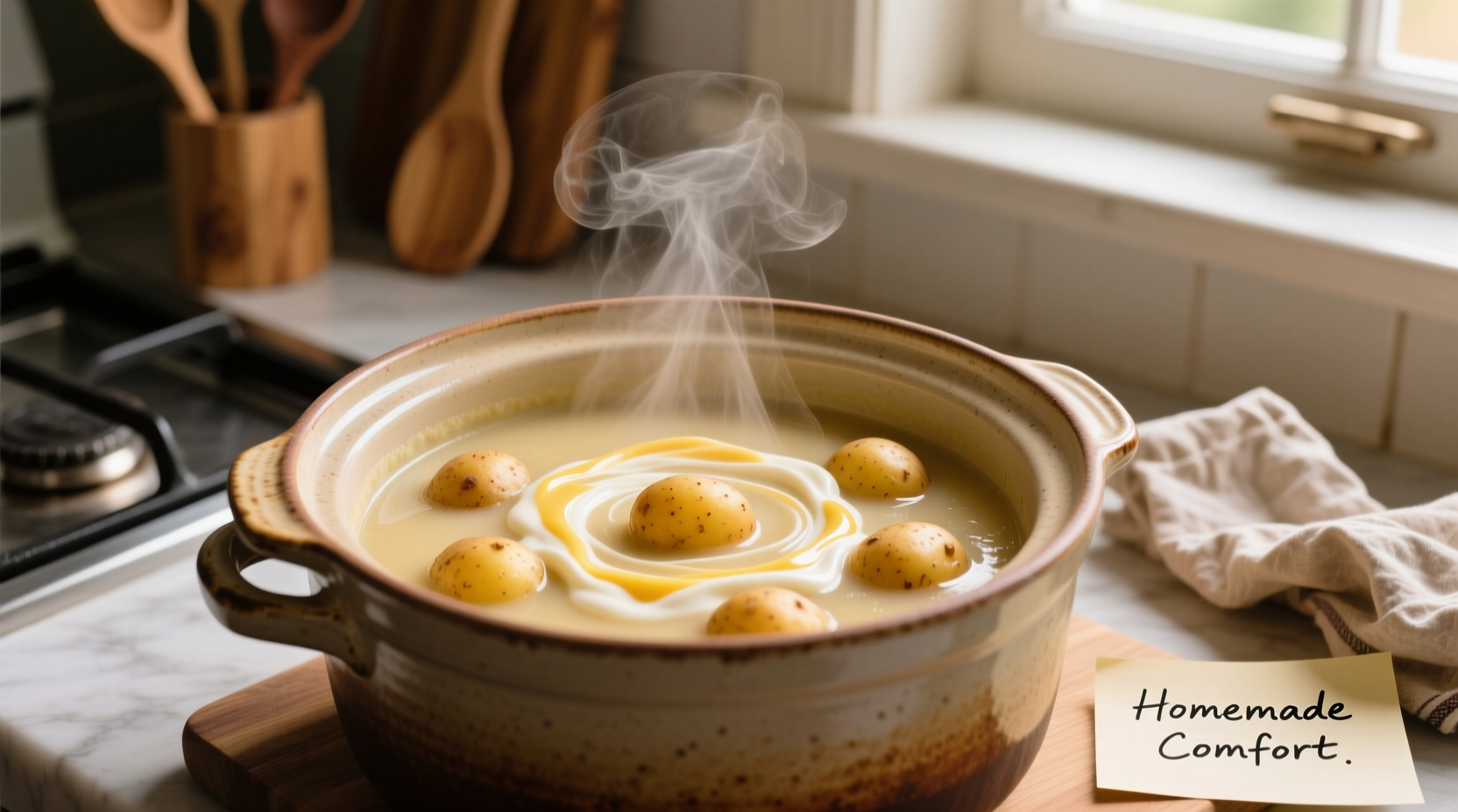 slow cooker potato soup with cream cheese