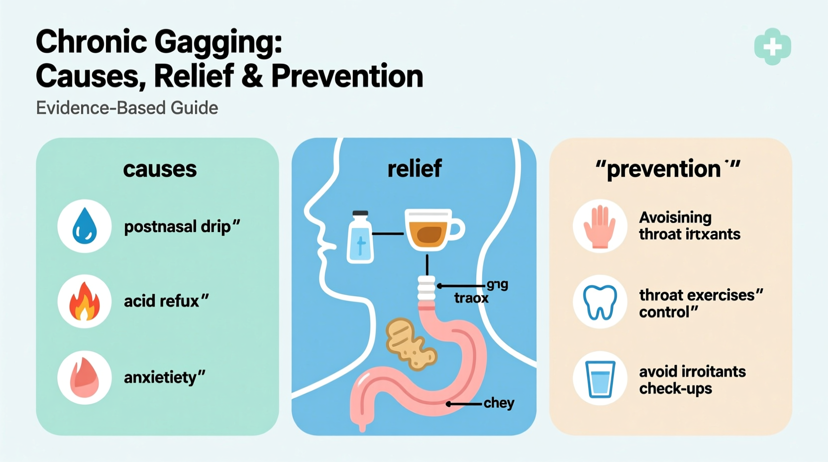 constant gagging common causes relief and prevention