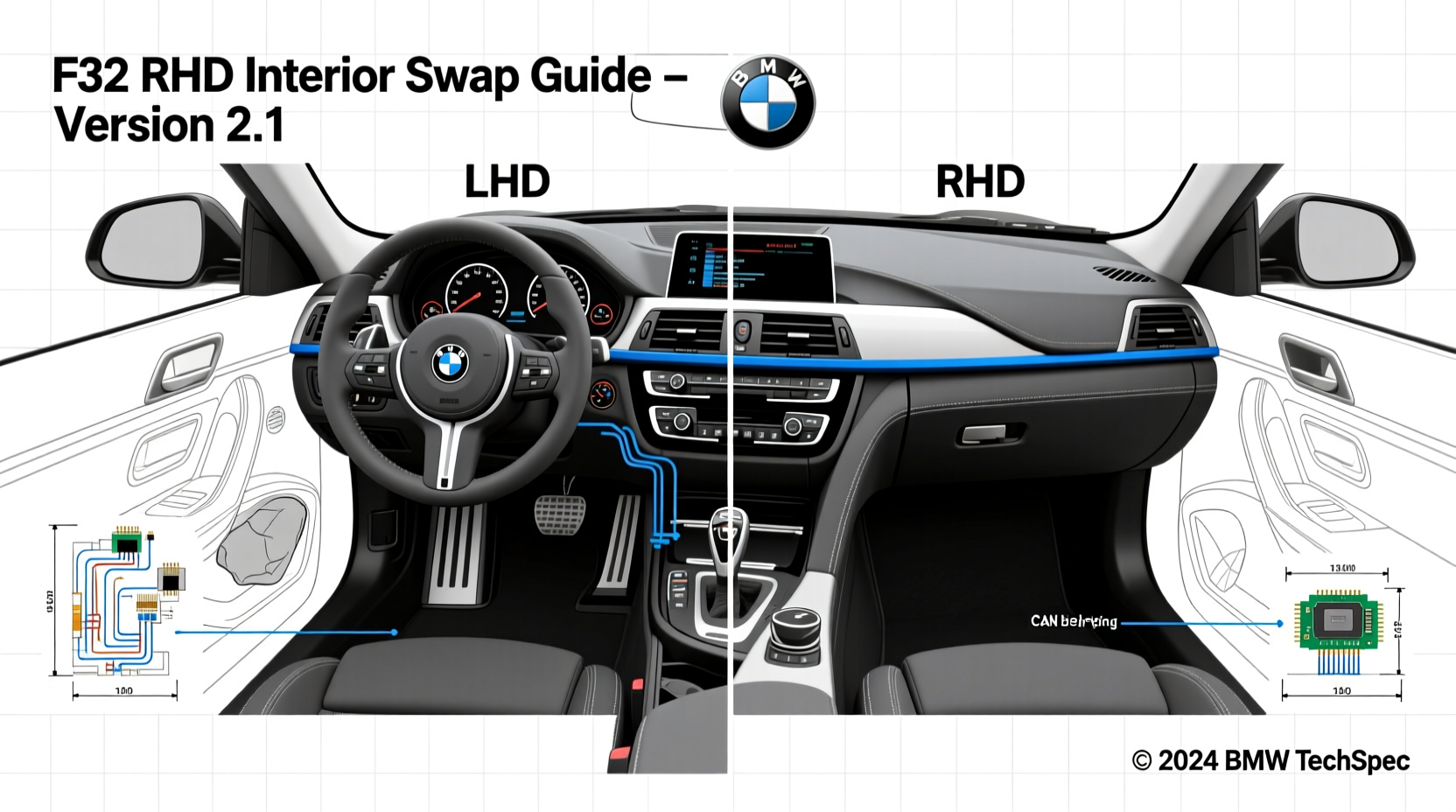 f32 rhd interior swap guide