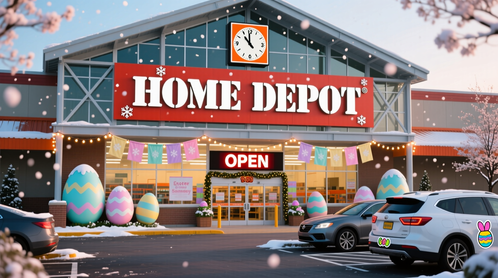 is home depot open easter 2026