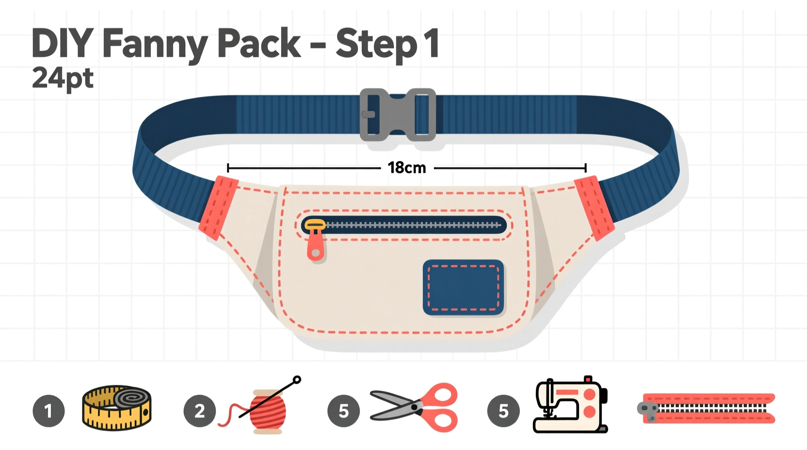 create your own custom fanny pack a step by step guide for beginners