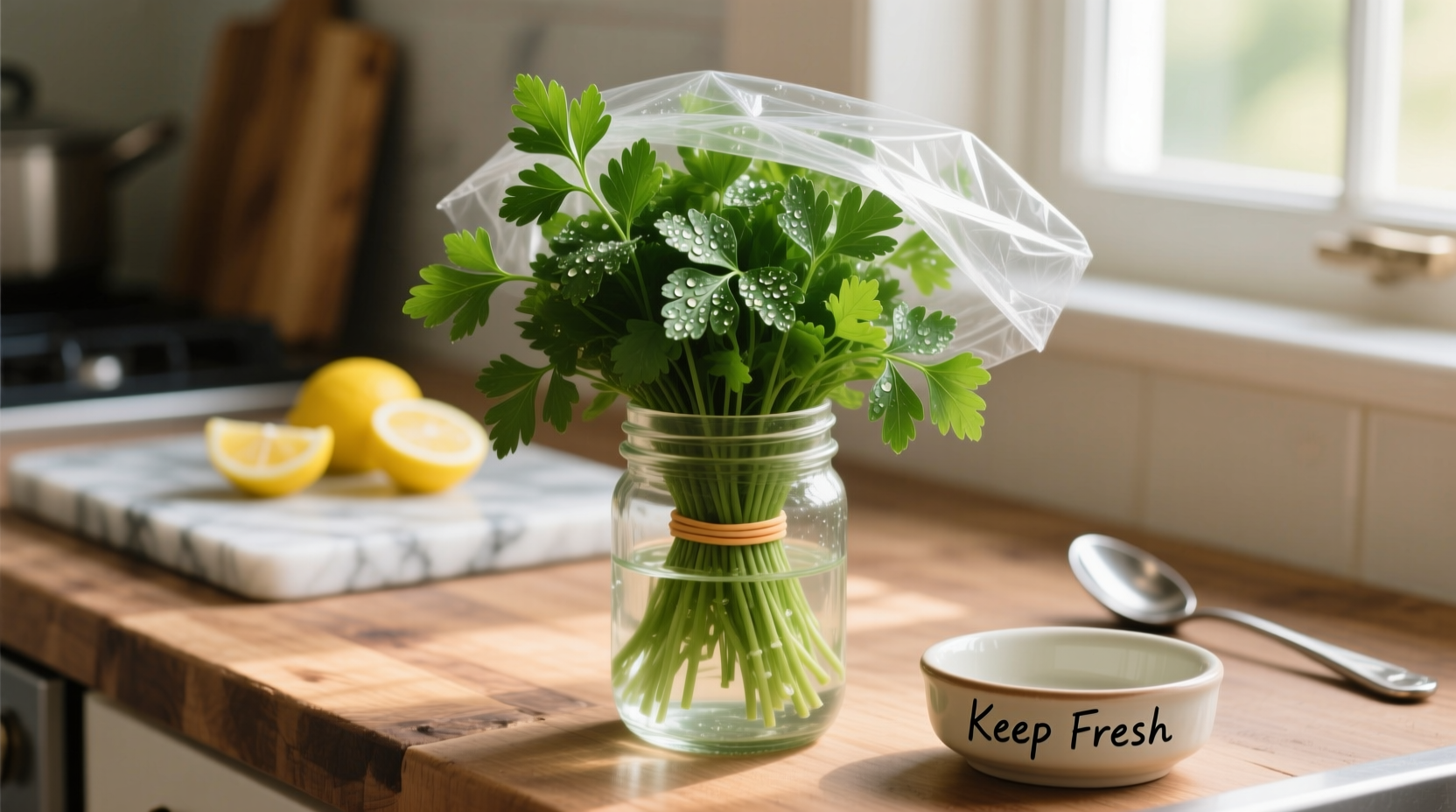 how to keep parsley fresh