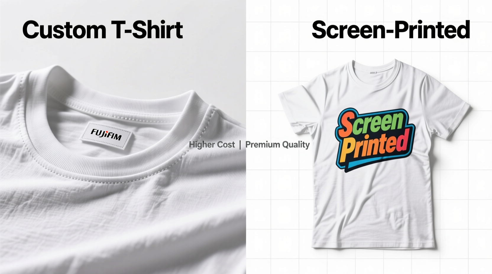 custom t shirt vs screen printed is the extra cost really worth it