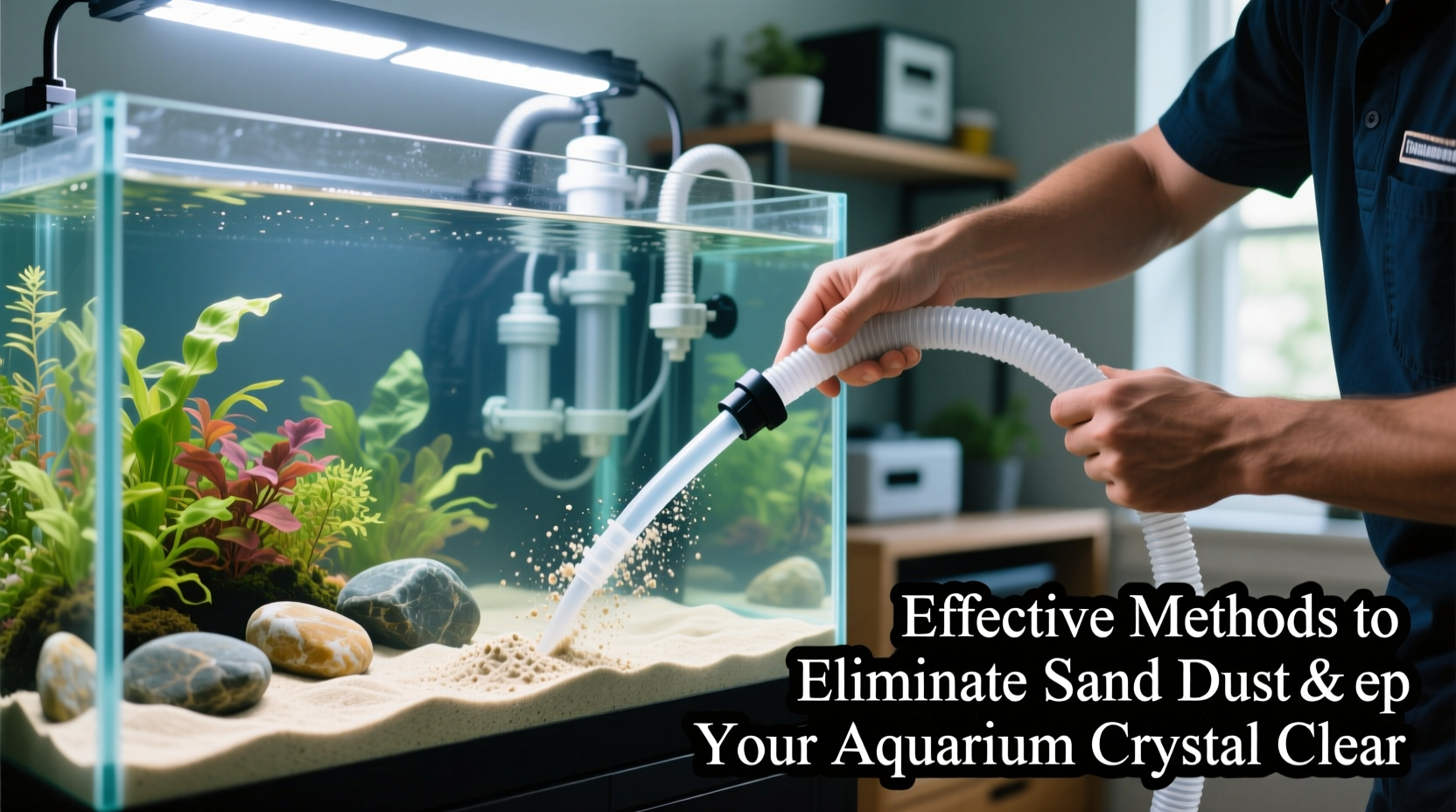 effective methods to eliminate sand dust and keep your aquarium crystal clear