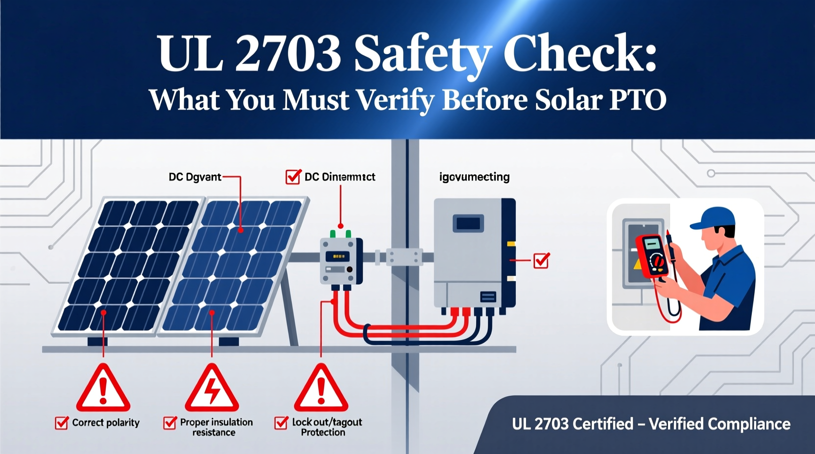 UL 2703 Safety Check: What You Must Verify Before Solar PTO