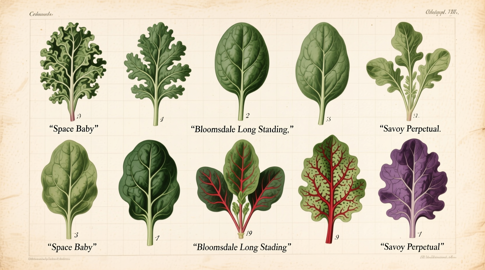 spinach kinds