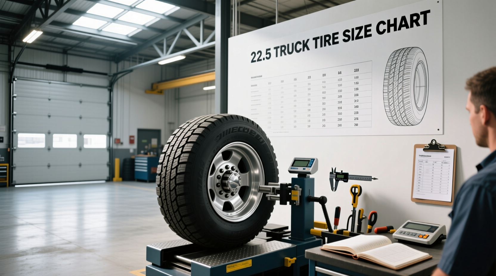 22.5 truck tire size chart guide