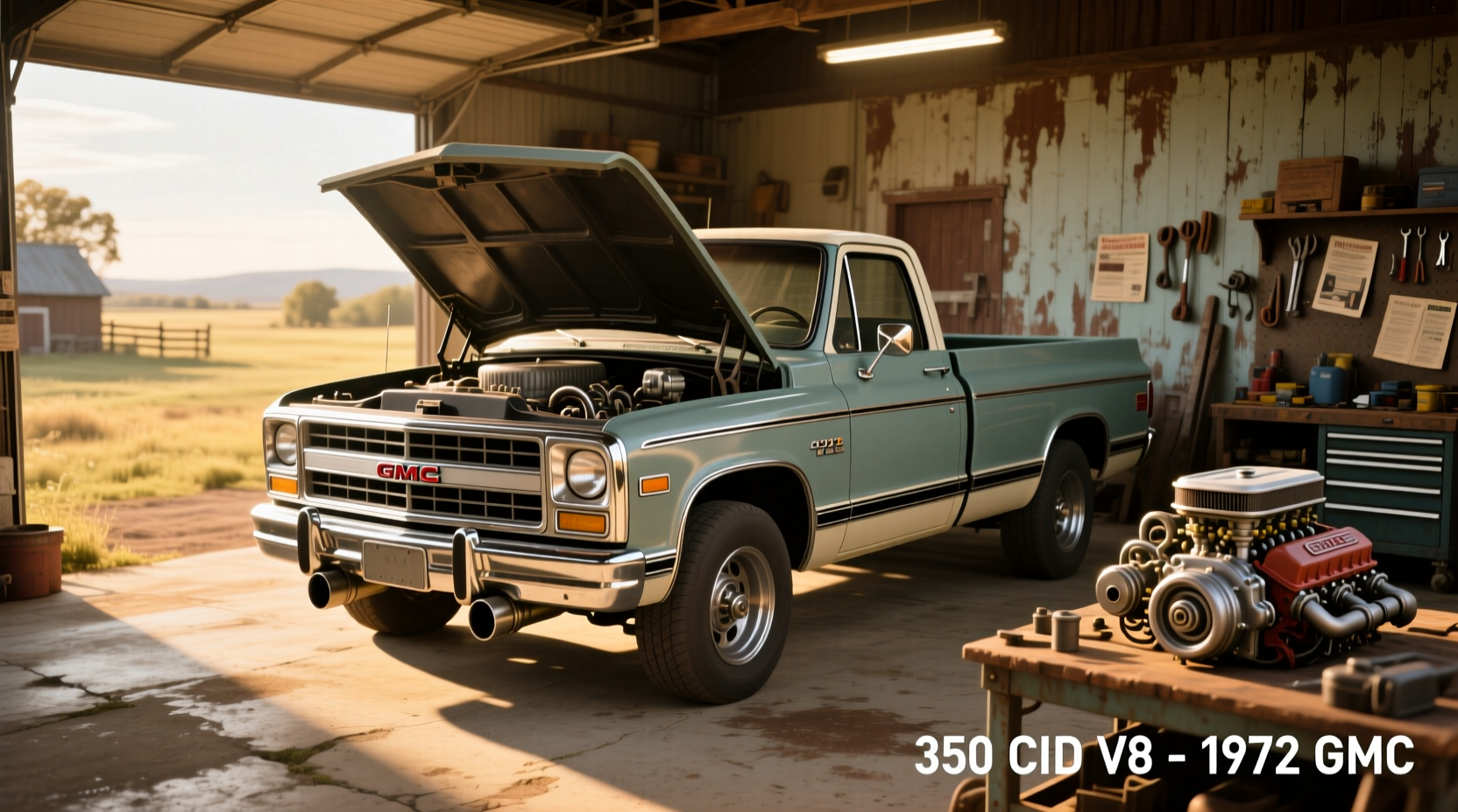 1972 GMC Pickup Truck Engine Guide