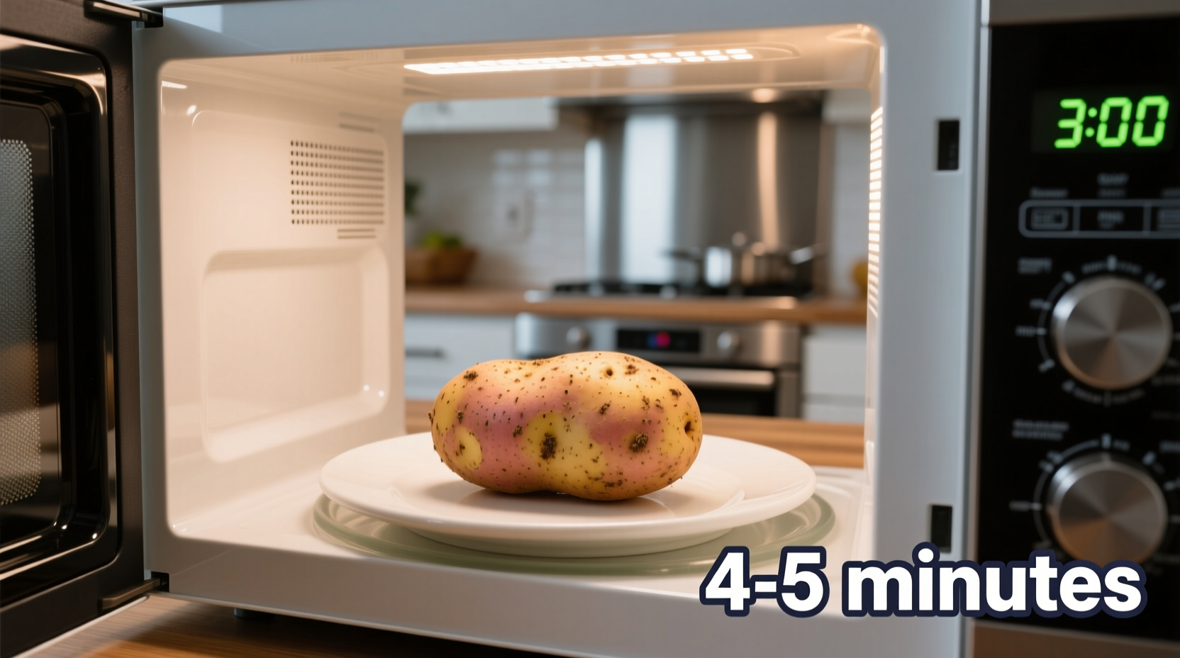 how long to cook a potato in the microwave