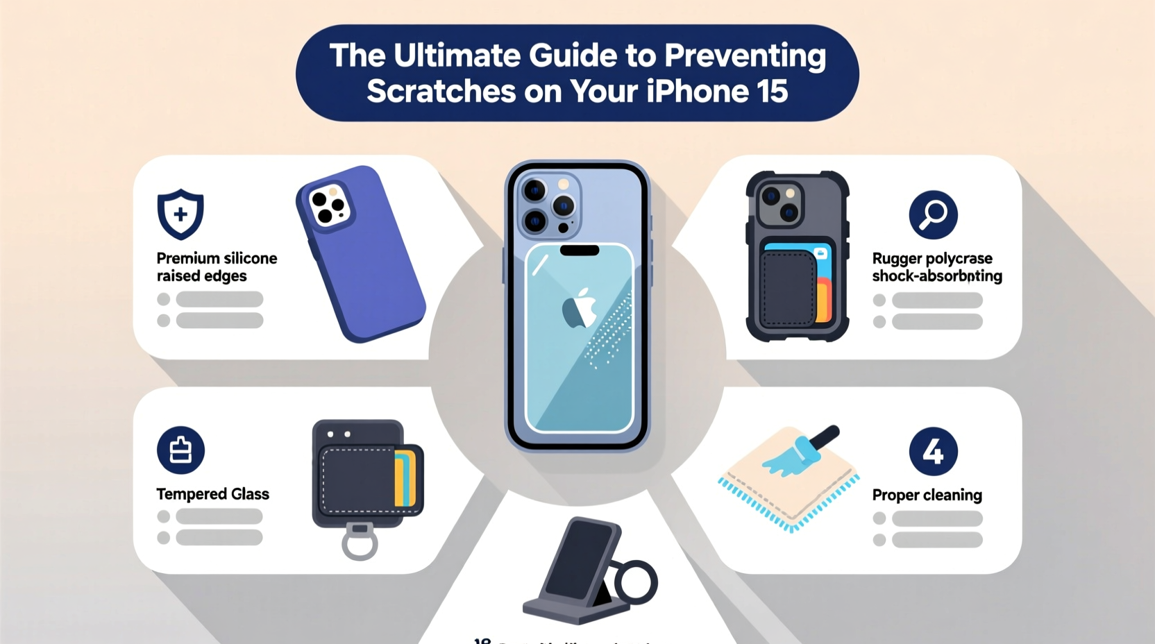 the ultimate guide to preventing scratches on your iphone 15 using the right case