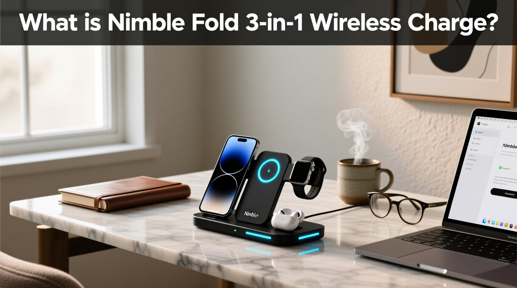 Nimble 3-in-1 Fold Wireless Charger Guide