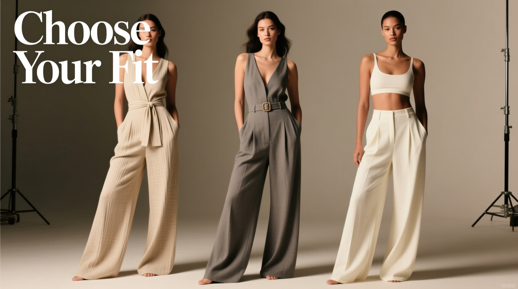 how to choose the perfect wide leg pants set for your body shape and style