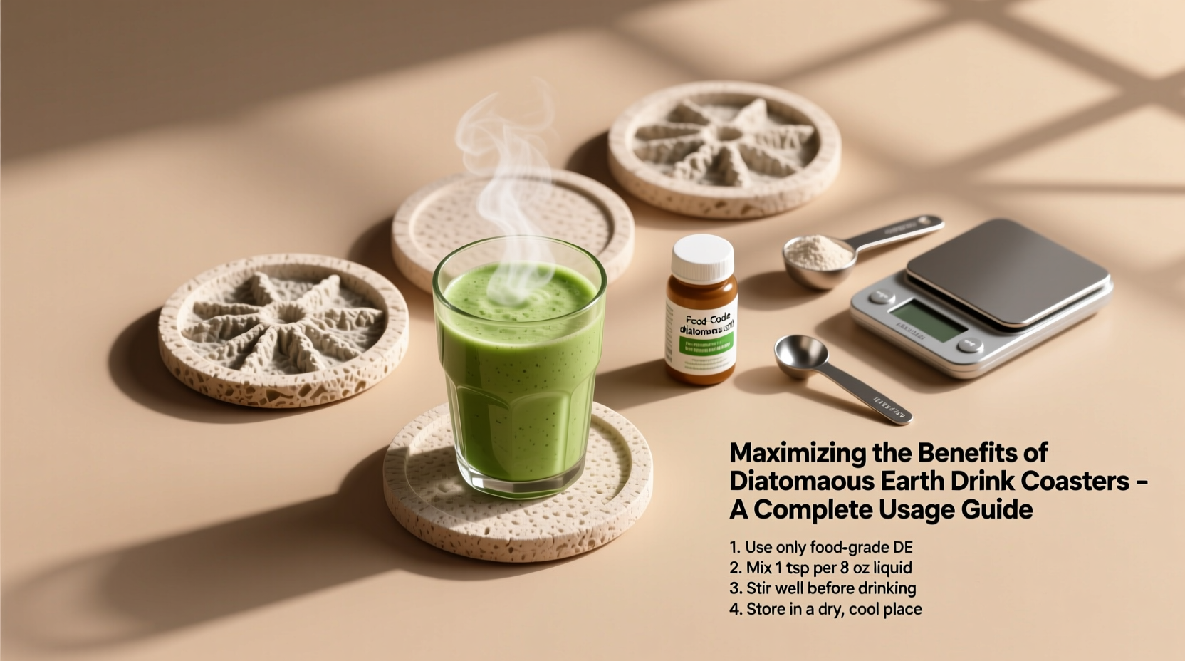 maximizing the benefits of diatomaceous earth drink coasters a complete usage guide