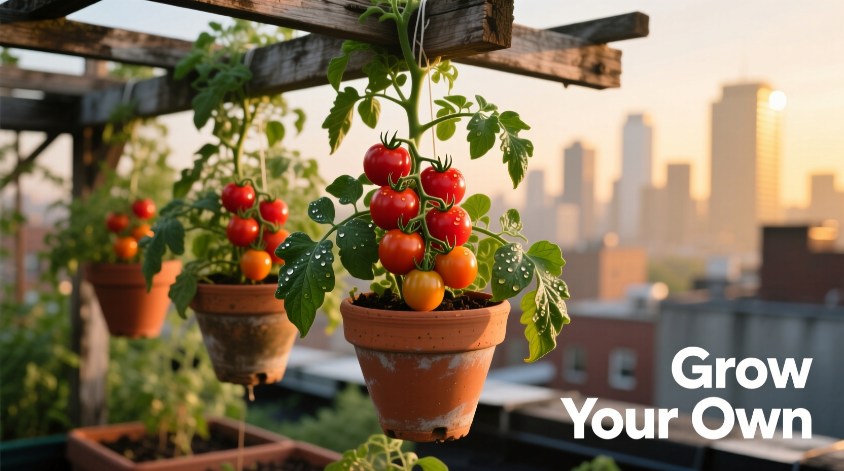 hanging tomato plants