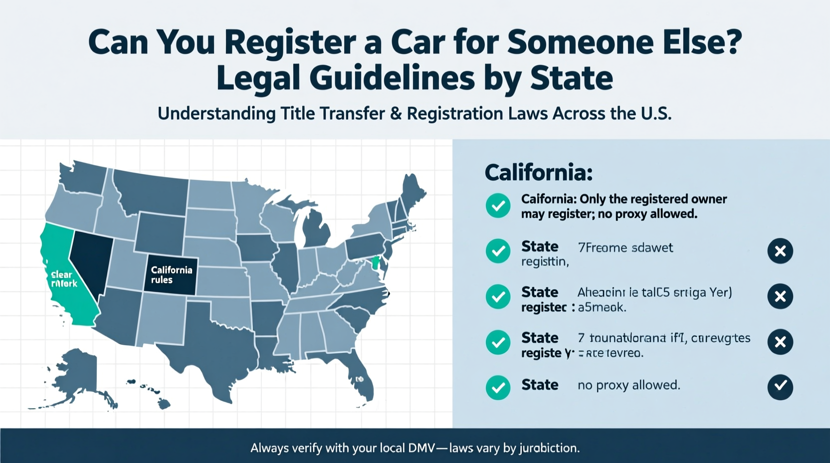 can you register a car for someone else