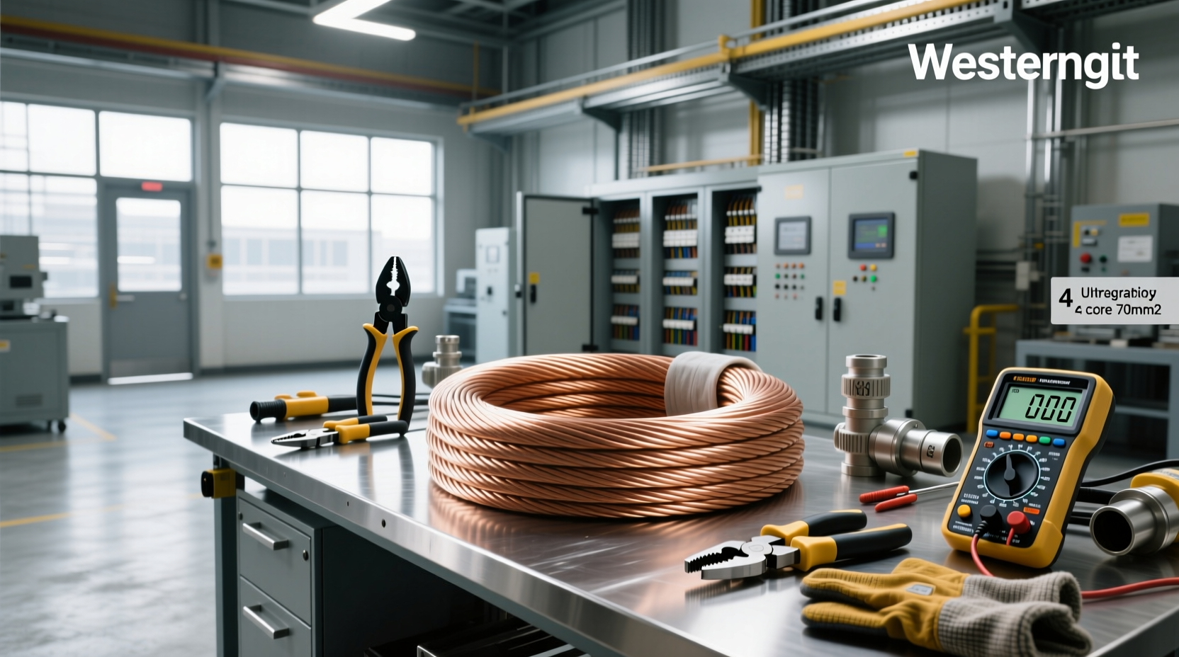 4 core 70mm² copper cable guide