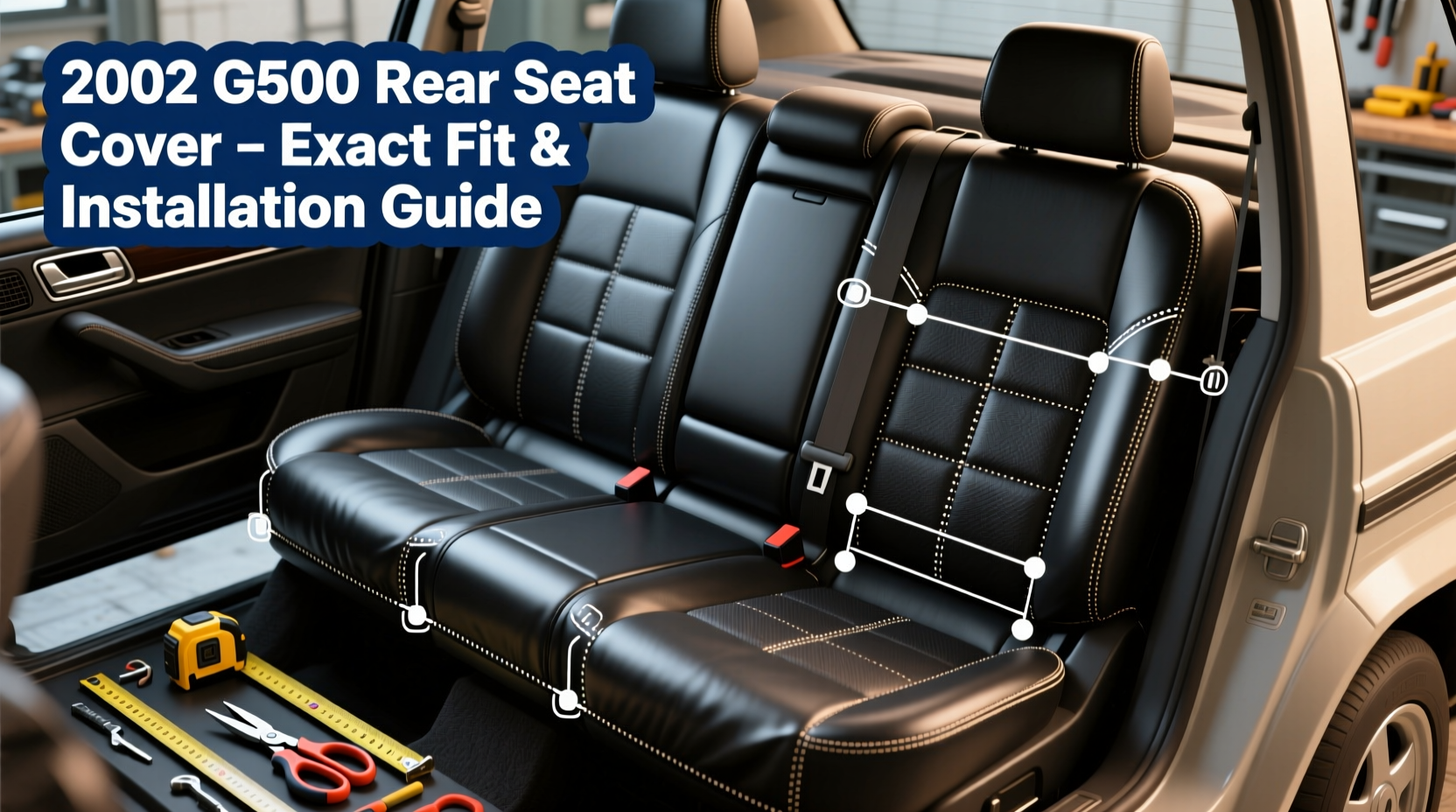 2002 g500 rear seat cover diy