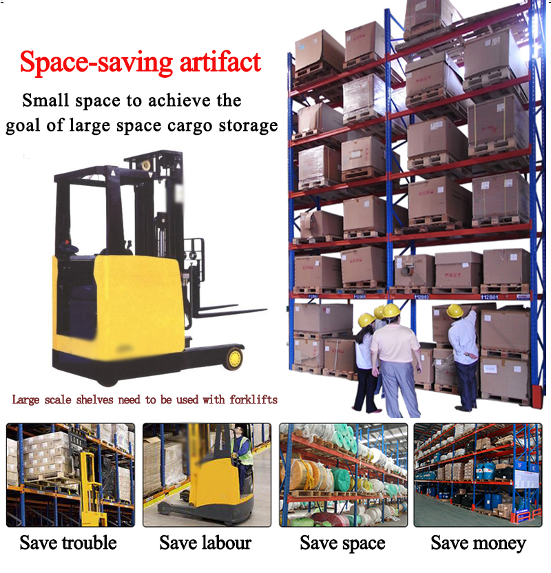 Customized Adjustable Warehouse Racking High Density Industrial Steel Racks