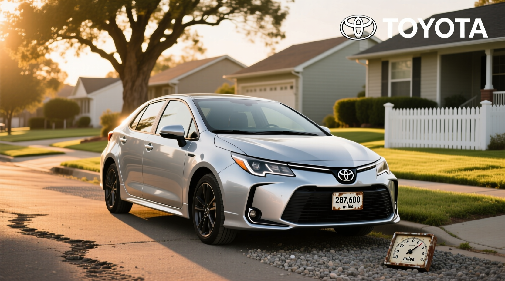 Toyota Corolla 2018 hatchback for scale comparison