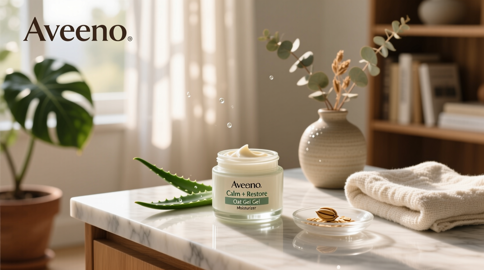 aveeno calm + restore oat gel moisturizer review