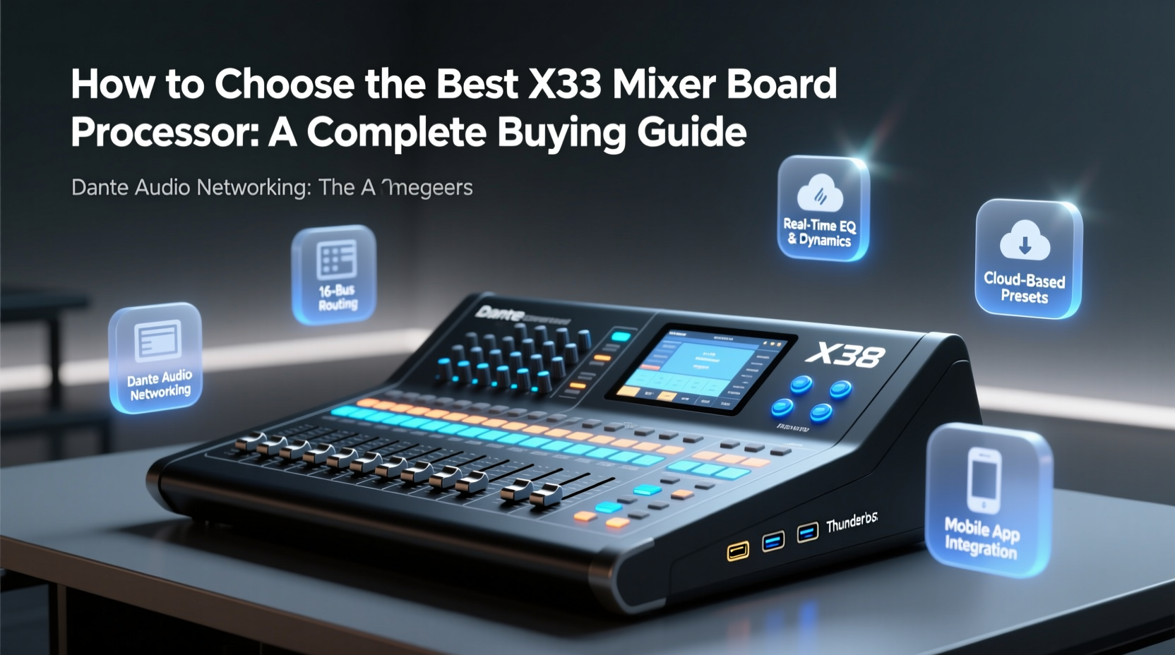 x32 mixer board processor