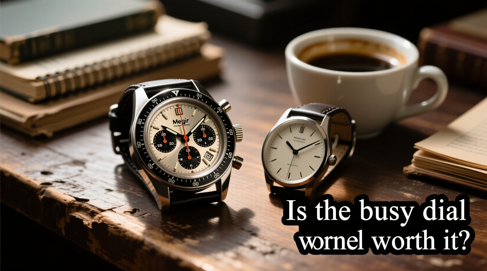 megir chronograph vs simple watch is the busy dial actually worth it