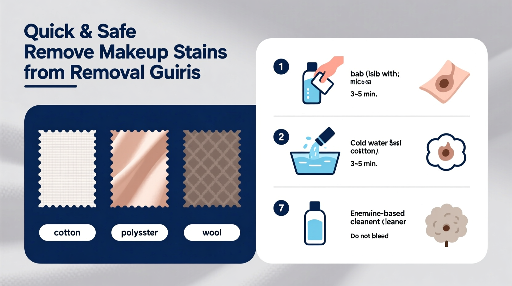 effective methods to remove makeup stains from different fabrics quickly and safely