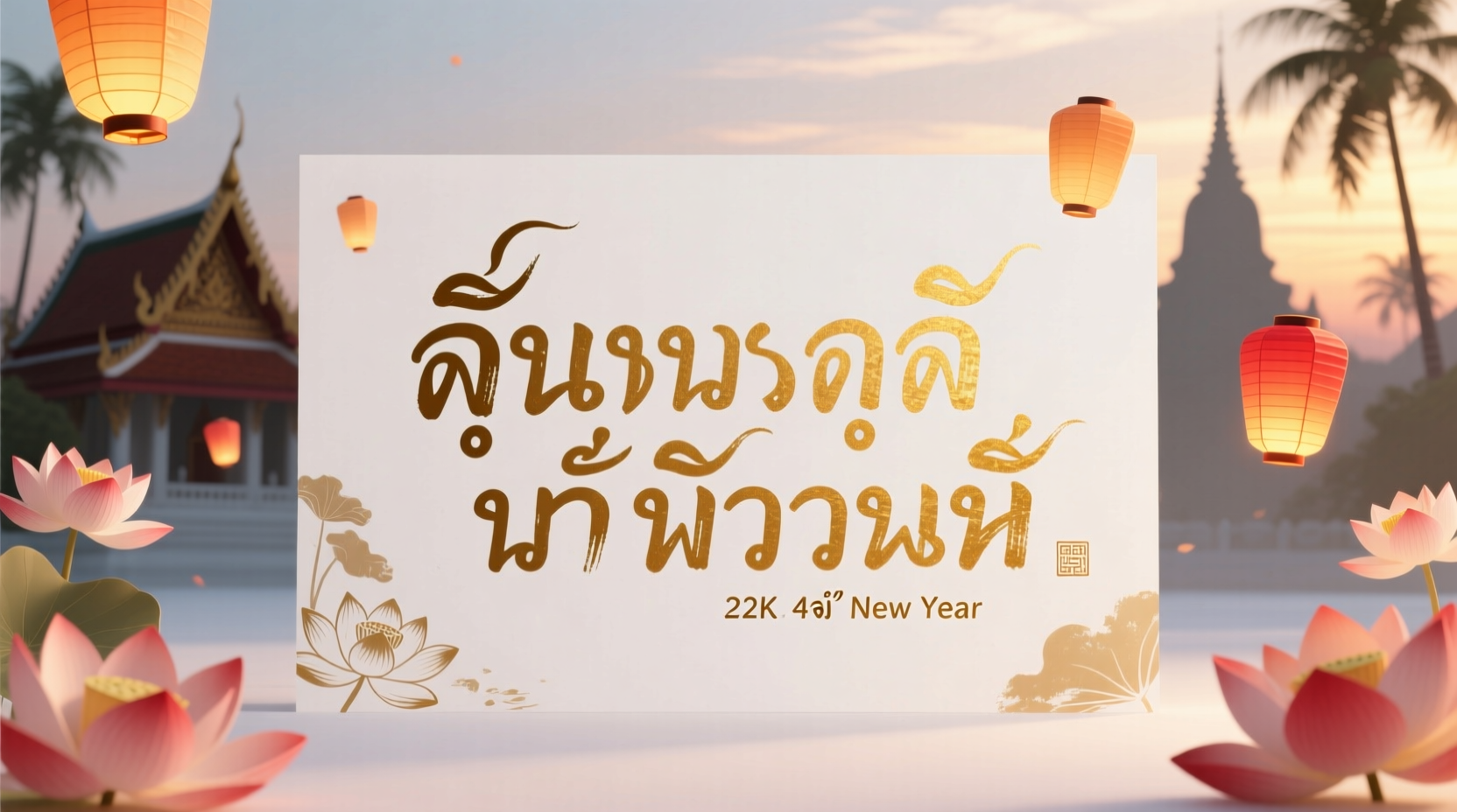 how to write happy new year in lao
