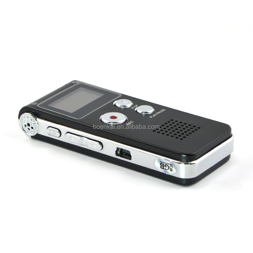 数字录音机 mp3 播放器便携式迷你音频录音录音机用于会议讲座班面试