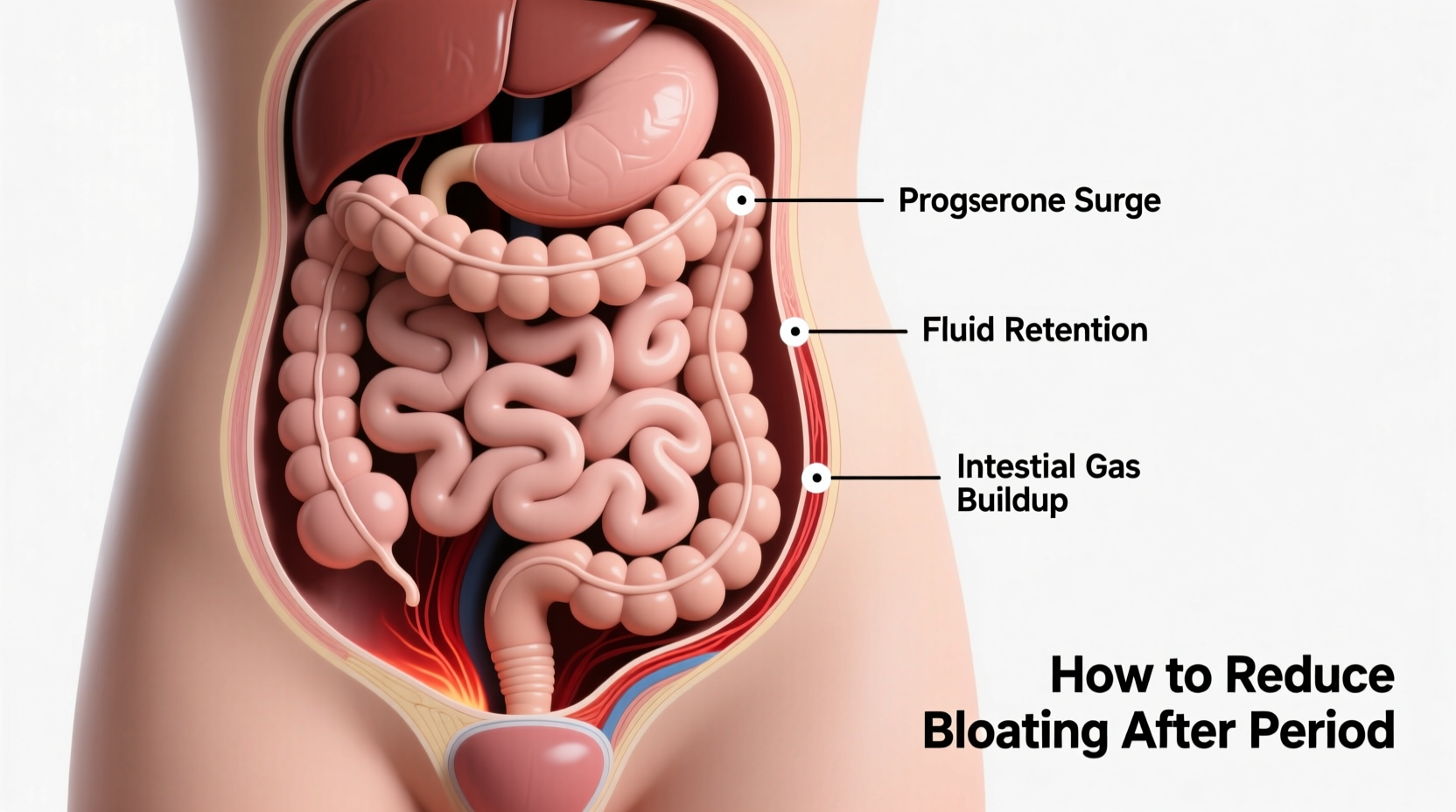 bloated after period causes how to reduce bloating