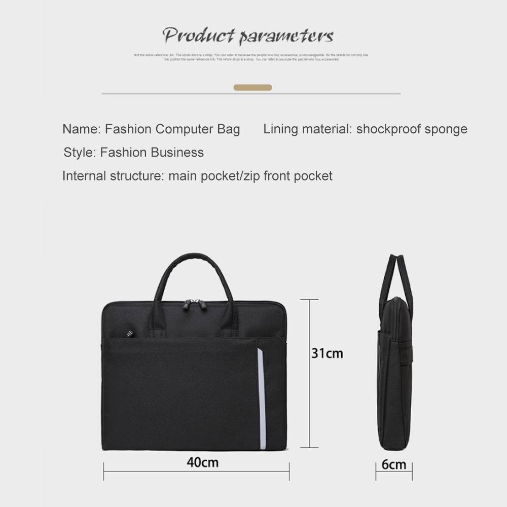 Fashion Business Laptop Notebook Bag For Tablet Handbag 14 / 15 inch light weight