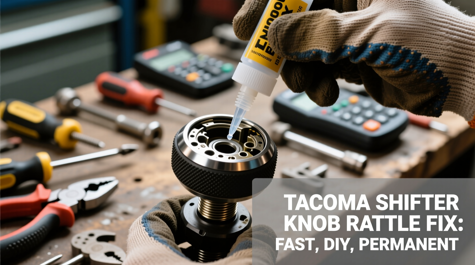 tacoma shifter knob rattle fix